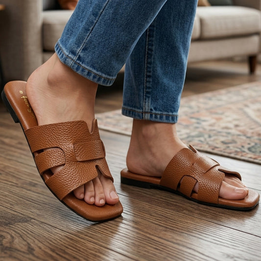 H-Strap Flat Slippers - HSTR|1935