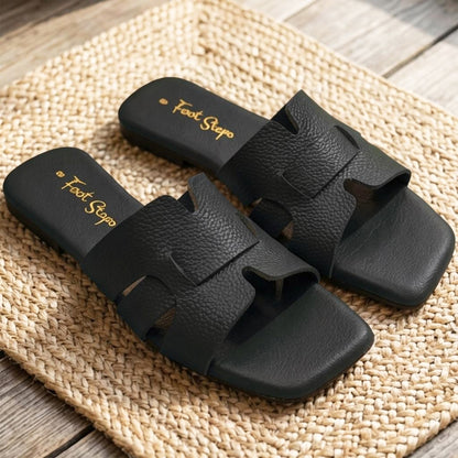 H-Strap Flat Slippers - HSTR|1935