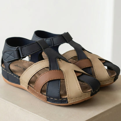 Hook Loop Medicated Wedge Sandals - HKLP|2850