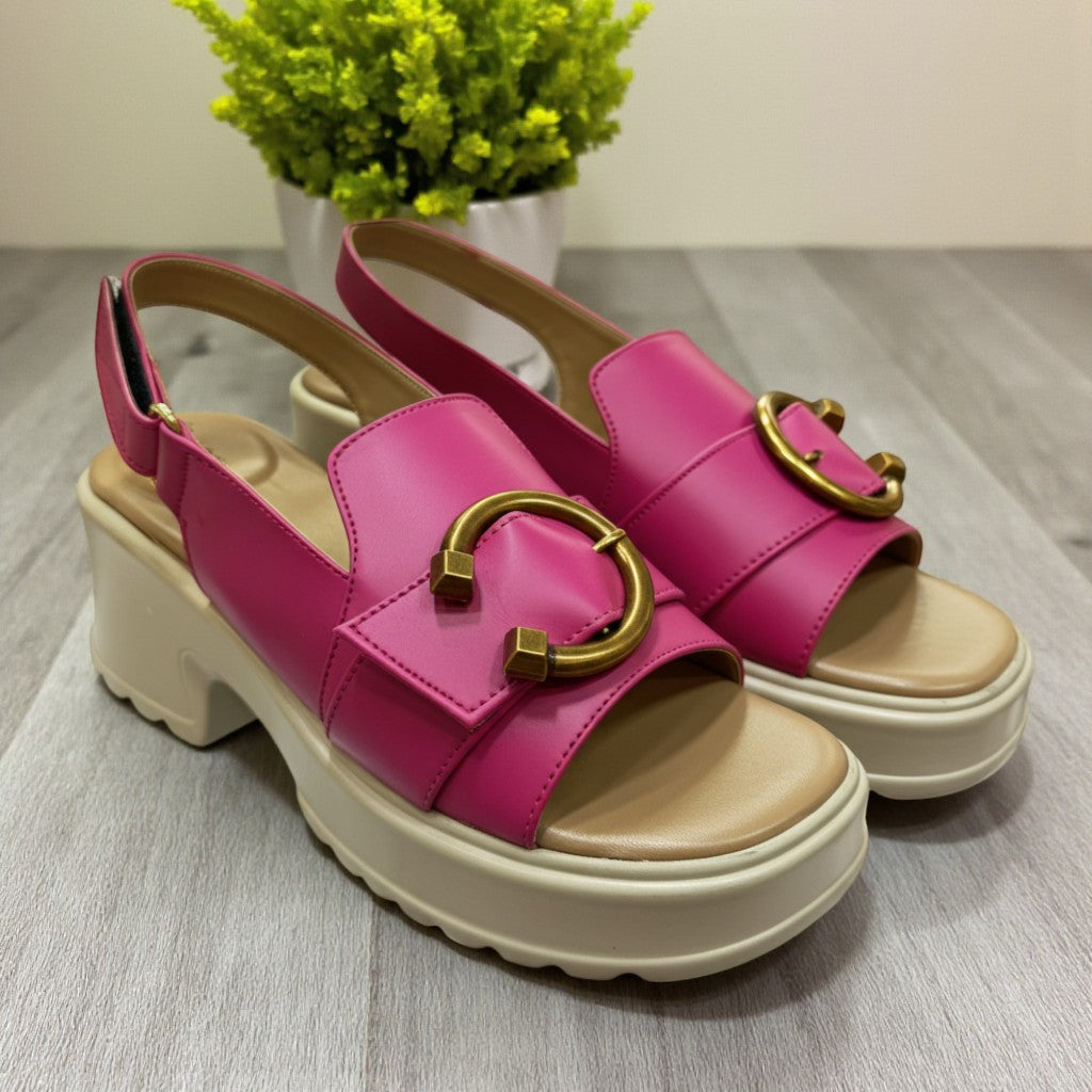 Lug Sole Wedge Sandals - LSB|2675