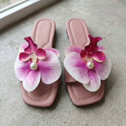 Flora Petal Flat Slides - MBFF|1965