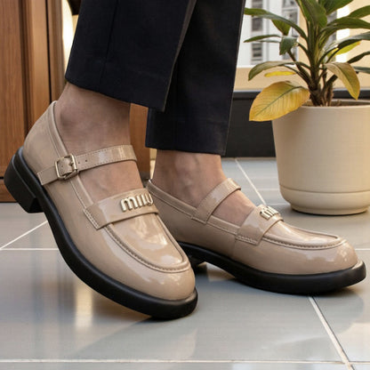 Mary Jane Style Loafers - MS7034|4495