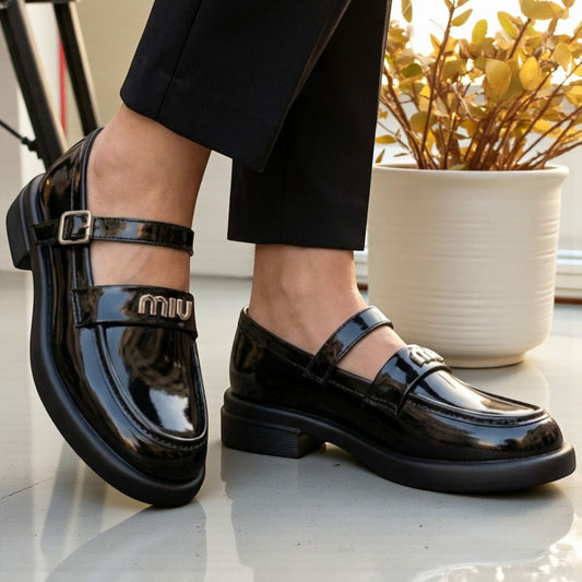 Mary Jane Style Loafers - MS7034|4495