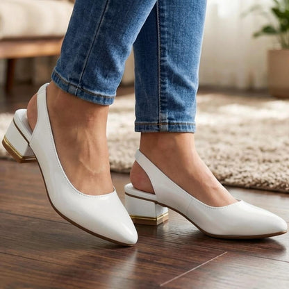 Patent Slingback Pumps - MSBP|2350