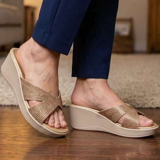 Comfort Wedge Slippers - PCH|2600