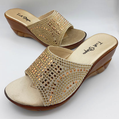 Platform Stonework Sandals - PNH21400