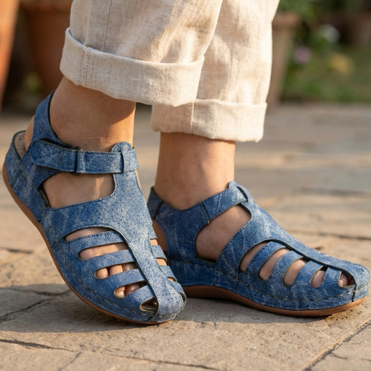 Retro Medicated Wedge Sandals - RTTX|2850