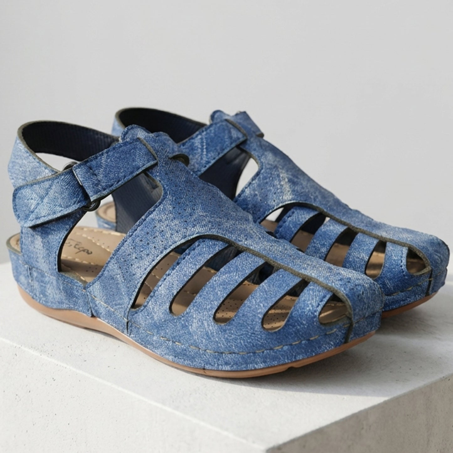 Retro Medicated Wedge Sandals - RTTX|2850