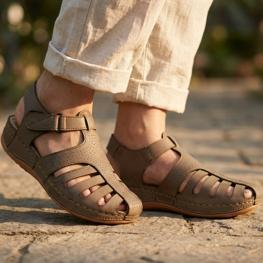 Retro Medicated Wedge Sandals - RTRO|2850