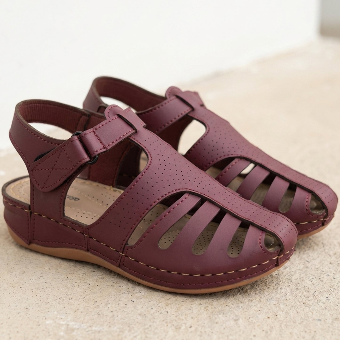 Retro Medicated Wedge Sandals - RTRO|2850
