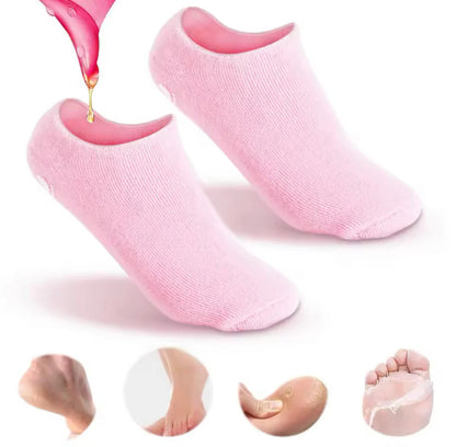 Spa Gel Socks Anti Crack Feet Moisturizing & Pain Relief