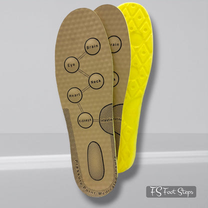 Breathable Insole Comfortable Acupressure Orthopedic Shoe SoleFoot Steps