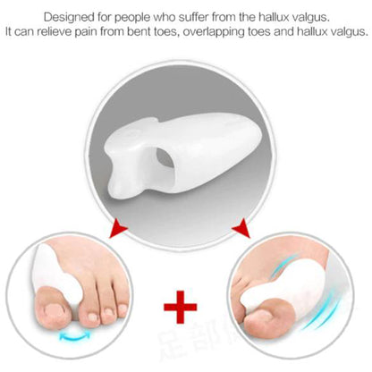 Soft Gel Bunion Corrector Hallux Valgus Stretcher Thumb Bone Adjuster