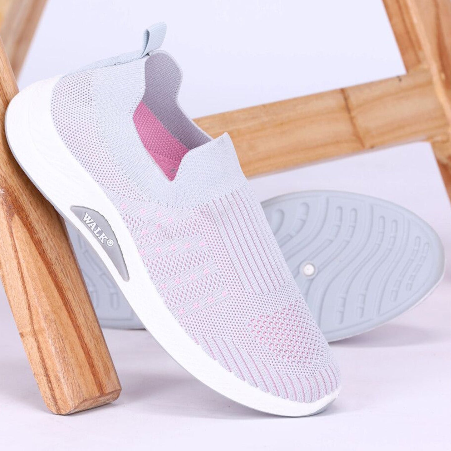 Fabric Shoes Sneakers For LadiesFoot Steps