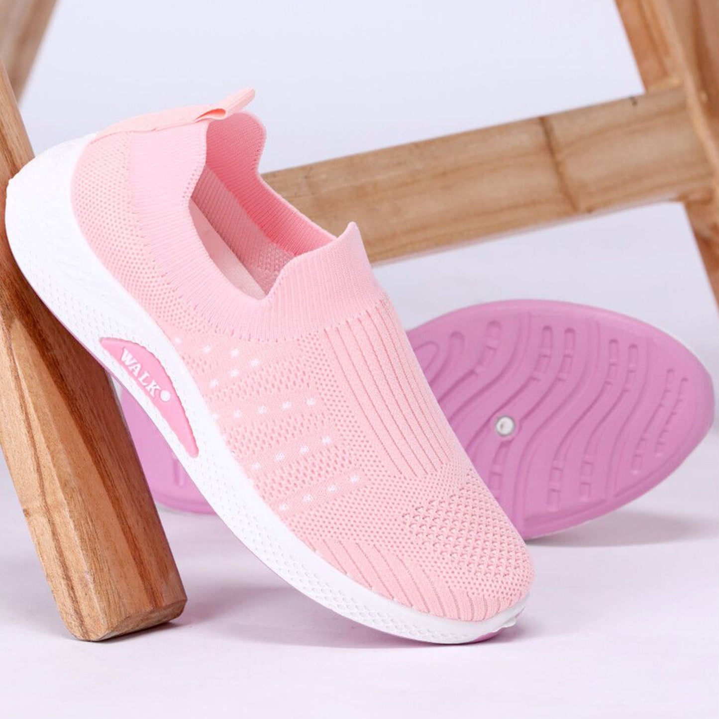 Fabric Shoes Sneakers For LadiesFoot Steps