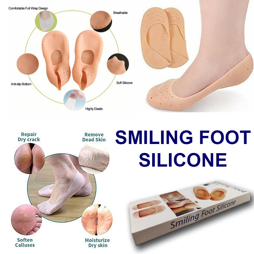 Silicone Gel Moisturizing Socks Anti Crack Feet & Pain Relief