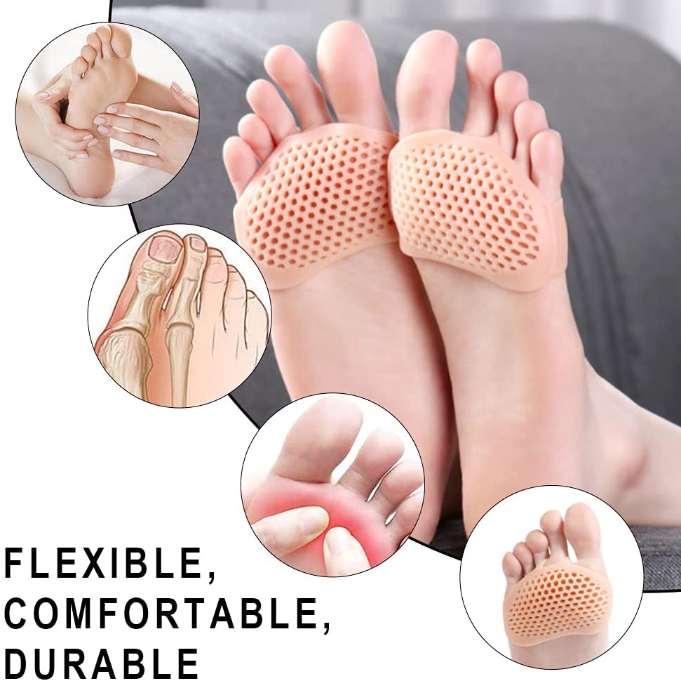Forefoot Silicone Gel Pad Cushion For Pain Relief