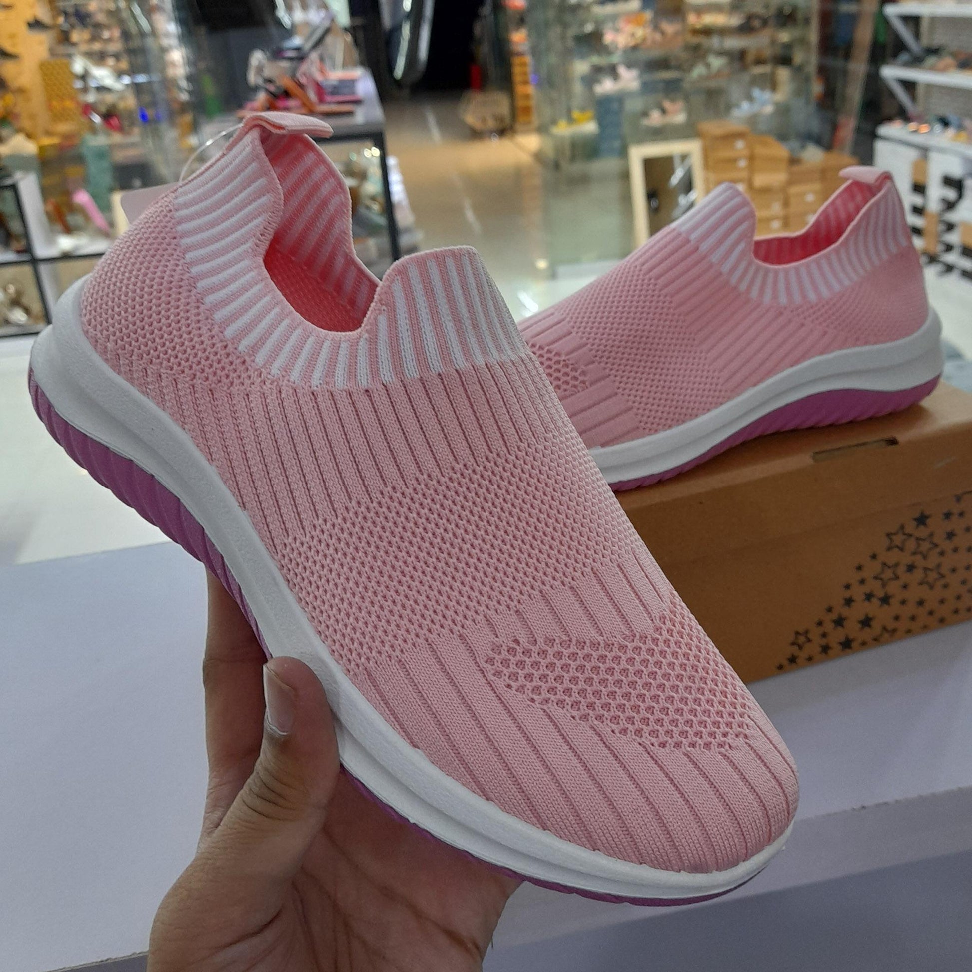 Fabric Shoes Sneakers For Ladies – Foot Steps