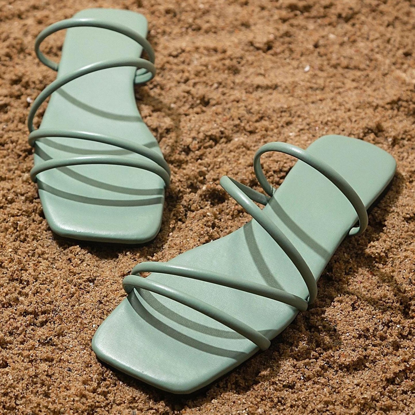 Thin Minimalist Slides Slippers